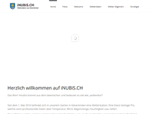 Tablet Screenshot of inubis.ch